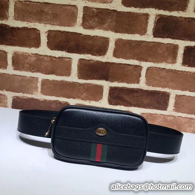 Modern Cheapest Gucci GG Original Leather belt bag 519308 black