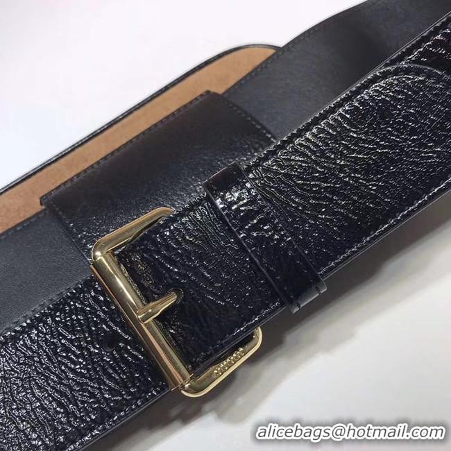 Spot Free Shipping Gucci Nubuck leather belt bag 519308 brown&black