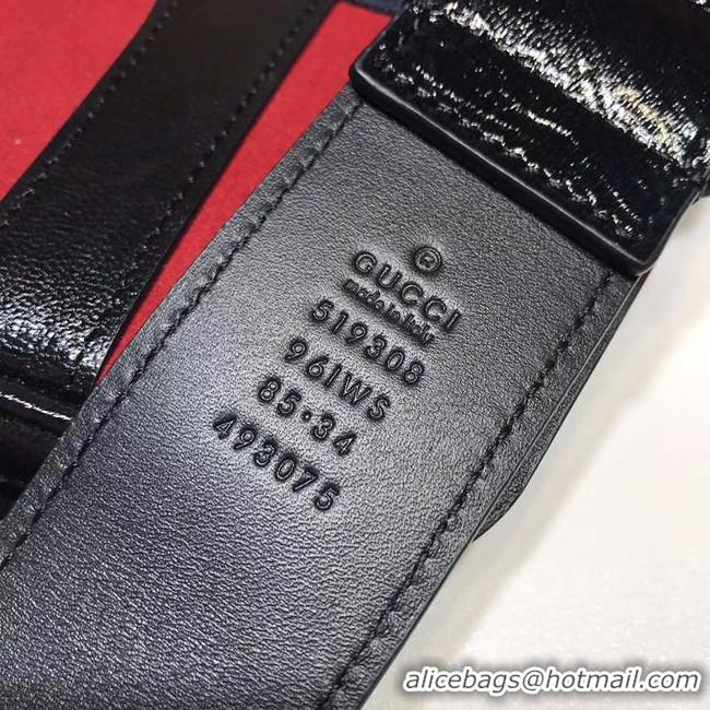 Unique Bulk Gucci Nubuck leather belt bag 519308 red&black