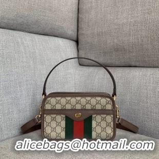 Shoulder Carry Gucci Ophidia small GG tote bag 598130 brown