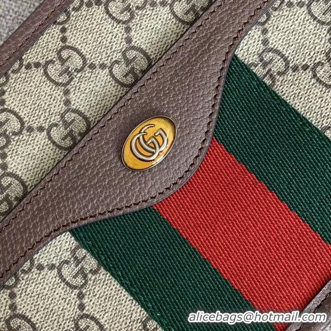 Shoulder Carry Gucci Ophidia small GG tote bag 598130 brown