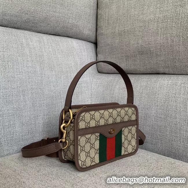 Shoulder Carry Gucci Ophidia small GG tote bag 598130 brown