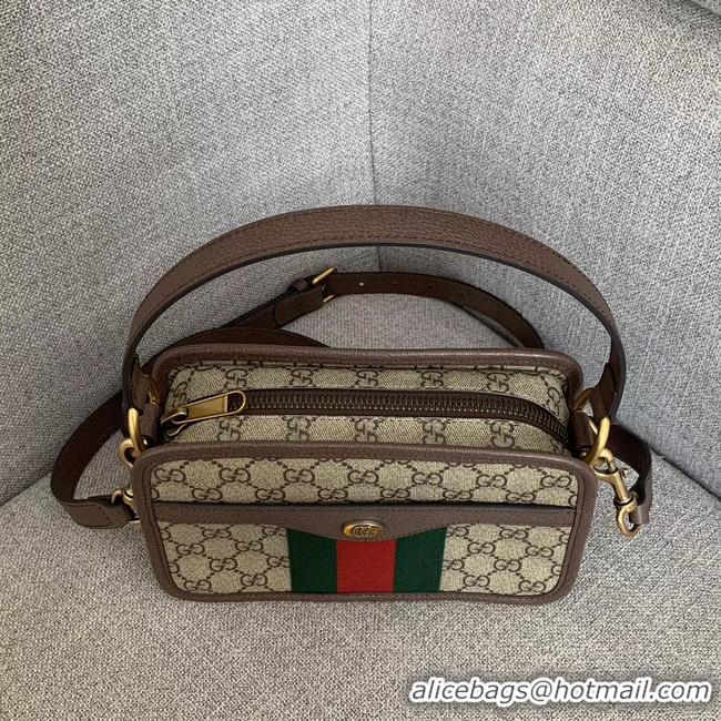 Shoulder Carry Gucci Ophidia small GG tote bag 598130 brown