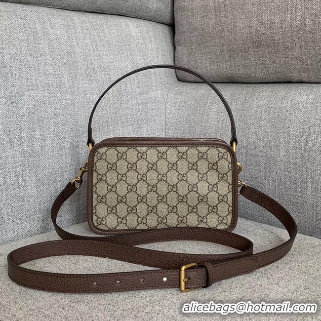 Shoulder Carry Gucci Ophidia small GG tote bag 598130 brown