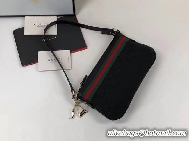 Good Quality Gucci Ophidia small GG tote bag 145970 black