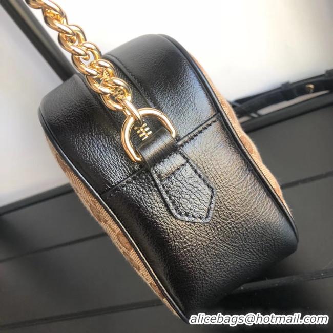 Imitation Gucci GG Marmont small shoulder bag 447632 black