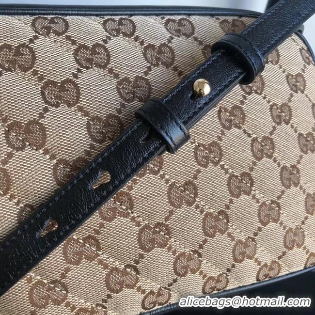 Imitation Gucci GG Marmont small shoulder bag 447632 black