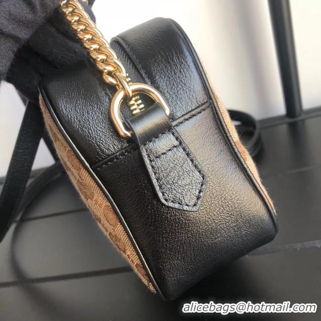 Buy Inexpensive Gucci GG Marmont canvas mini Bag 448065 Black