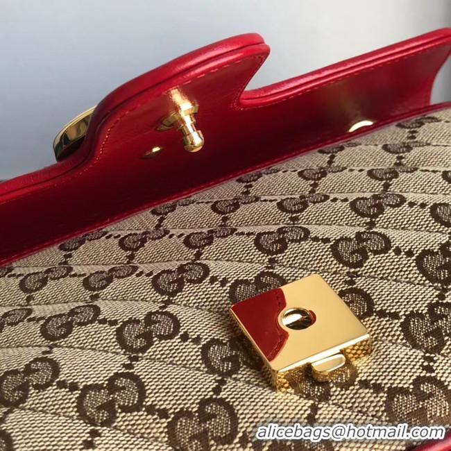 Chic Duplicate Gucci GG Marmont small shoulder bag 443497 red