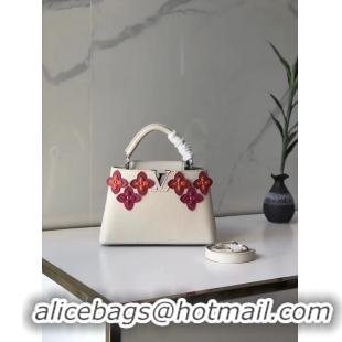 Grade Quality Louis Vuitton CAPUCINES BB M48865 white