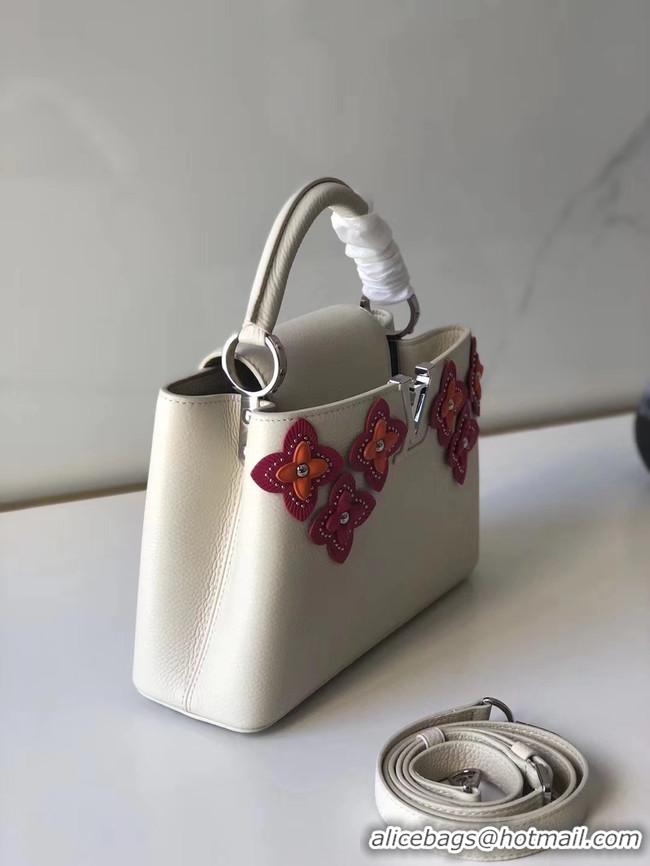 Grade Quality Louis Vuitton CAPUCINES BB M48865 white