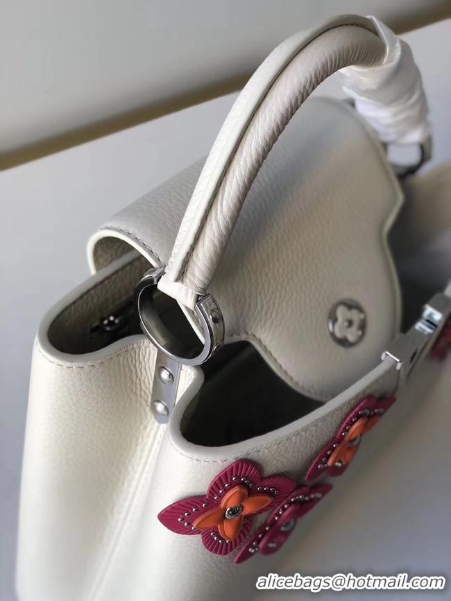 Grade Quality Louis Vuitton CAPUCINES BB M48865 white