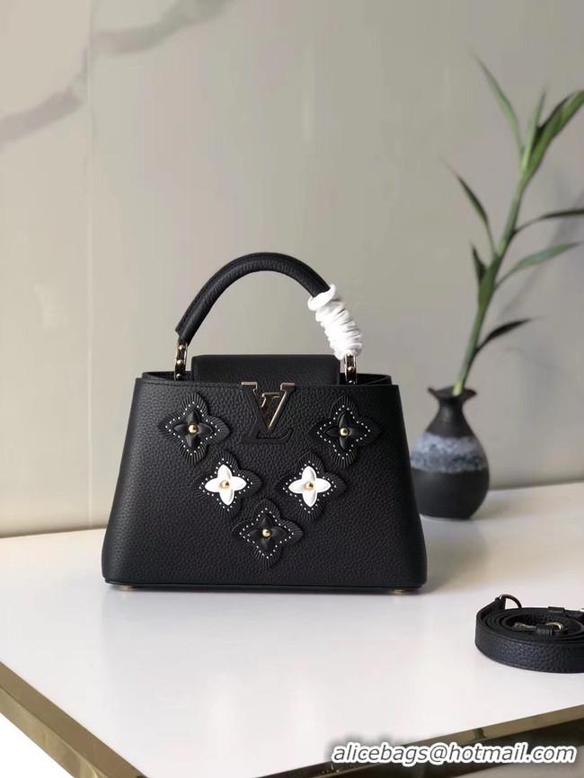 Expensive Louis Vuitton CAPUCINES BB M48865 black