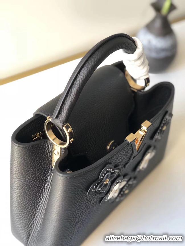 Expensive Louis Vuitton CAPUCINES BB M48865 black