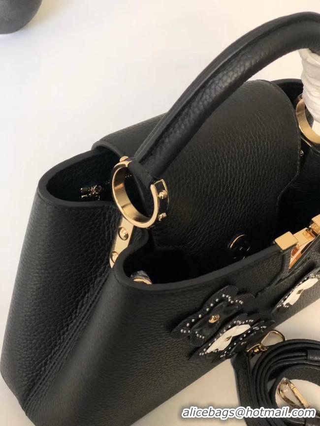 Expensive Louis Vuitton CAPUCINES BB M48865 black