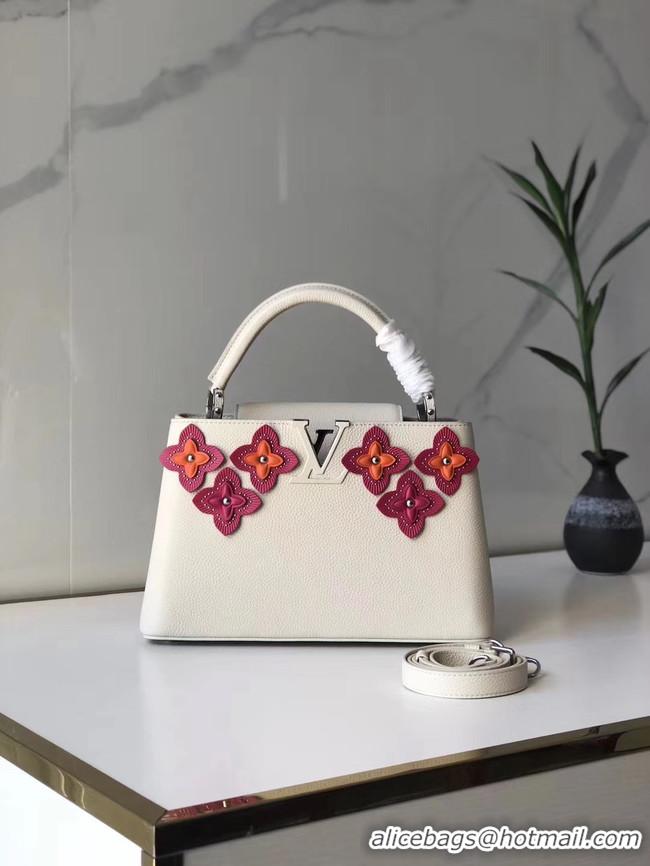 Recommended Classic Louis Vuitton CAPUCINES PM M48866 white