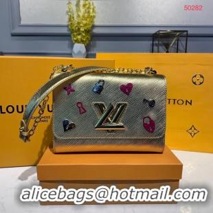 Top Quality Louis vuitton original epi leather twist M50282 gold