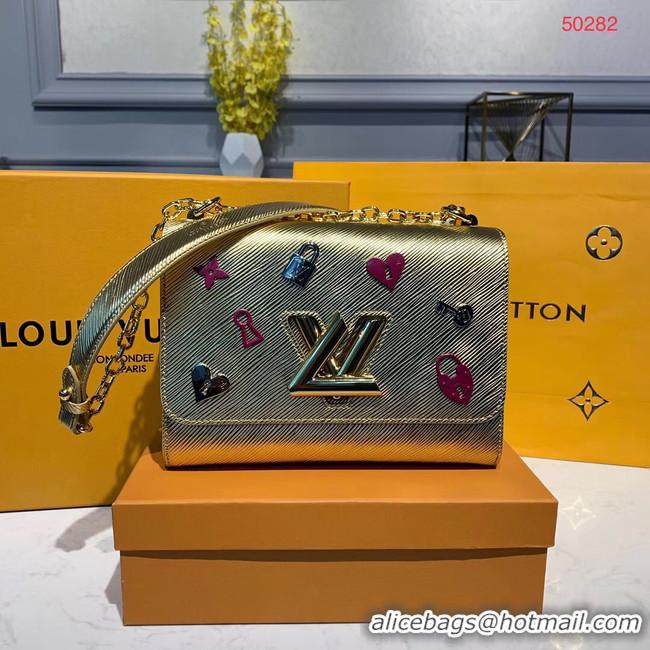 Top Quality Louis vuitton original epi leather twist M50282 gold