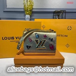 Original Imitation Louis vuitton original epi leather twist M50332 gold