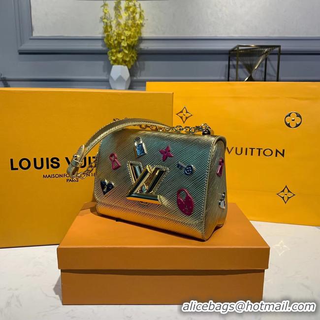 Original Imitation Louis vuitton original epi leather twist M50332 gold