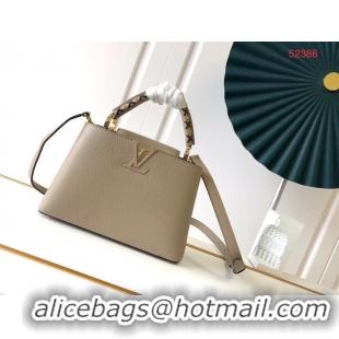 Original Cheap Louis Vuitton CAPUCINES PM M523867 grey