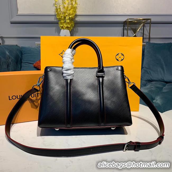 Luxury Imitation Louis Vuitton EPI Leather SOUFFLOT BB M55613 black