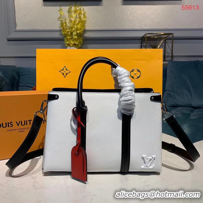 Market Sells Louis Vuitton EPI Leather SOUFFLOT BB M55613 white