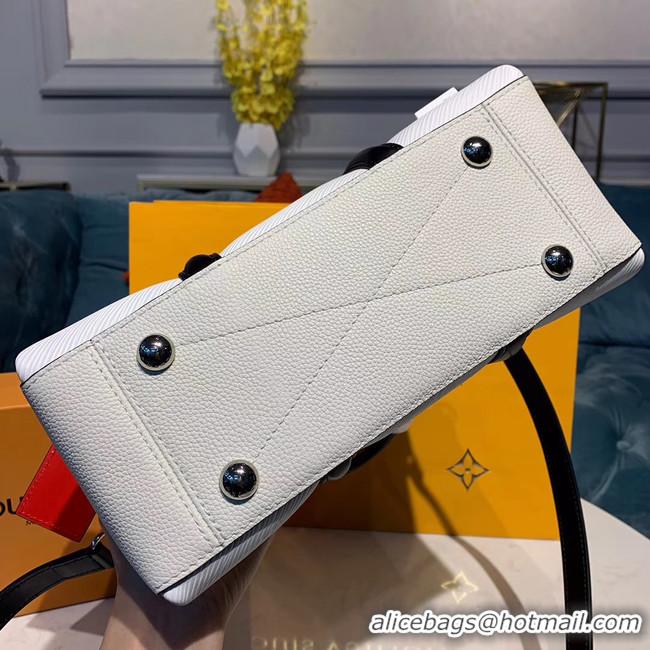 Market Sells Louis Vuitton EPI Leather SOUFFLOT BB M55613 white