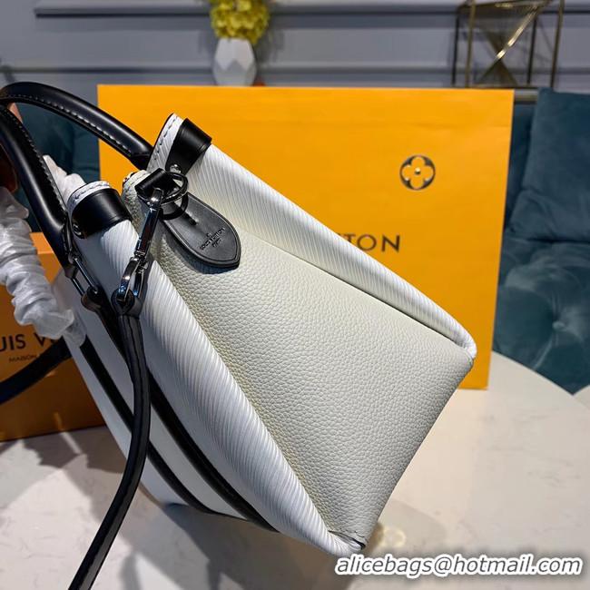 Market Sells Louis Vuitton EPI Leather SOUFFLOT BB M55613 white