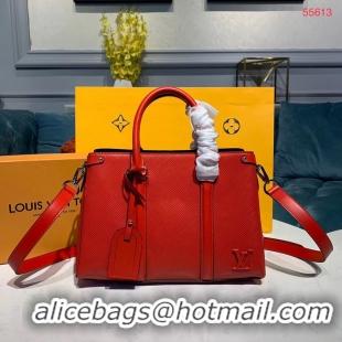 Hot Style Discount Louis Vuitton EPI Leather SOUFFLOT BB M44815 red