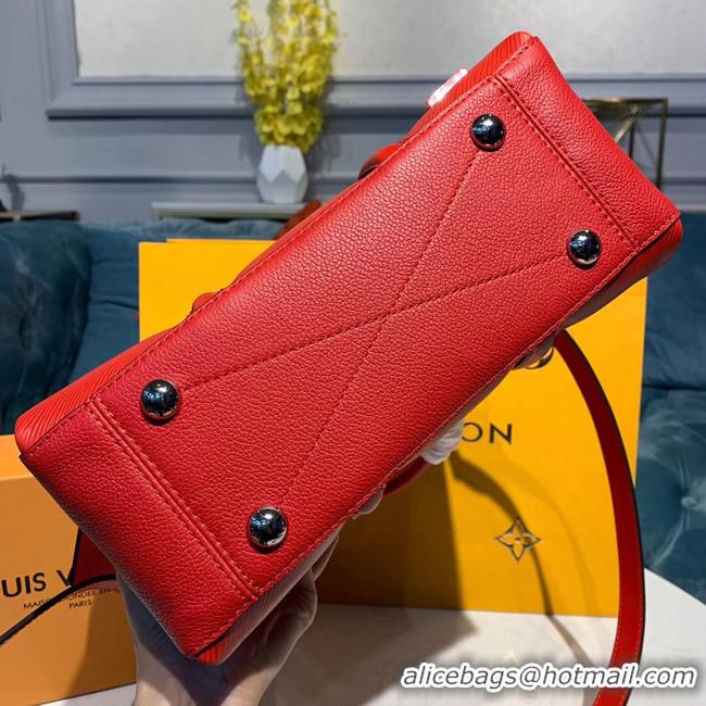 Hot Style Discount Louis Vuitton EPI Leather SOUFFLOT BB M44815 red