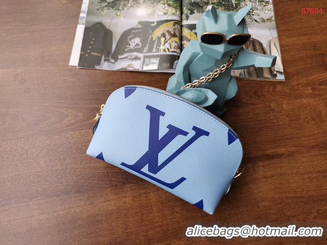 Good Quality Louis vuitton POCHETTE COSME XL M67694 light blue