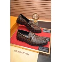 Grade Design Louis Vuitton Leather Shoes For Men #726357