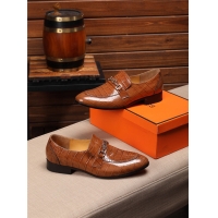 Low Price Hermes Leather Shoes For Men #731224