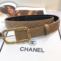 Spot Bulk Chanel Width 30mm Calf Leather Belt 56599