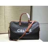 Top Quality Celine LARGE VOYAGE BAG IN TRIOMPHE CANVAS 191472 Tan