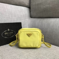 Imitation Hot Sell Prada Nylon Shoulder Bag 82022 yellow