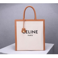 New Design Celine Vertical Cabas Canvas Large Tote Bag C91402