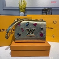 Top Quality Louis vuitton original epi leather twist M50282 gold