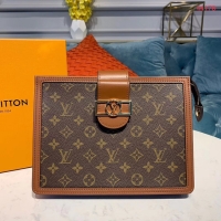 Sophisticated Discount Louis Vuitton Original Clutch M44178 brown