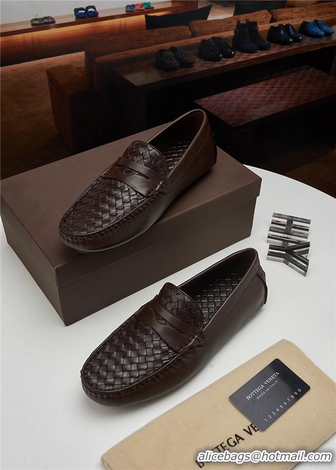 Newest Bottega Veneta BV Leather Shoes For Men #669273