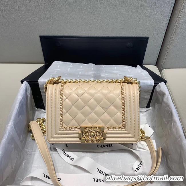 Market Sells BOY CHANEL flap bag A67085 cream