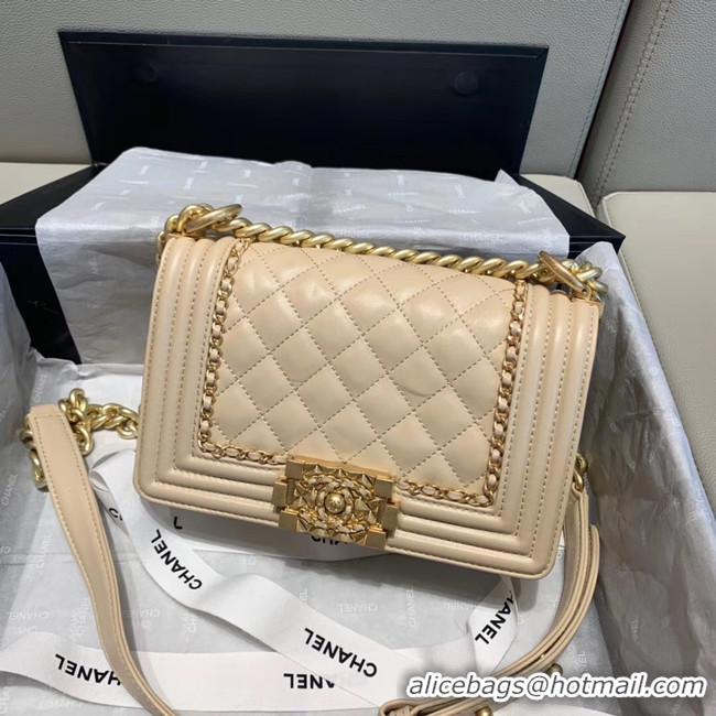 Market Sells BOY CHANEL flap bag A67085 cream