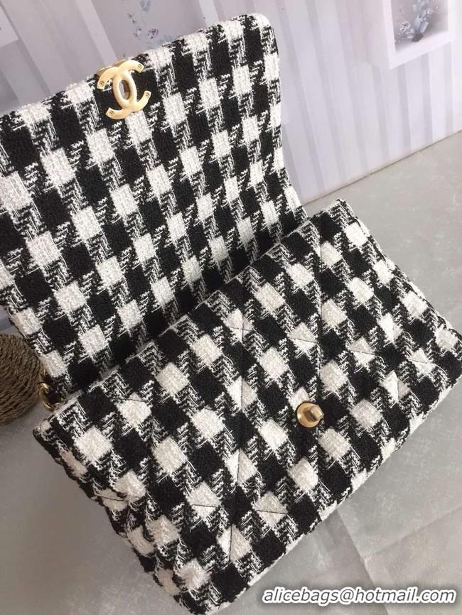 Particularly Recommended CHANEL 19 Flap Bag AS1162 black&white