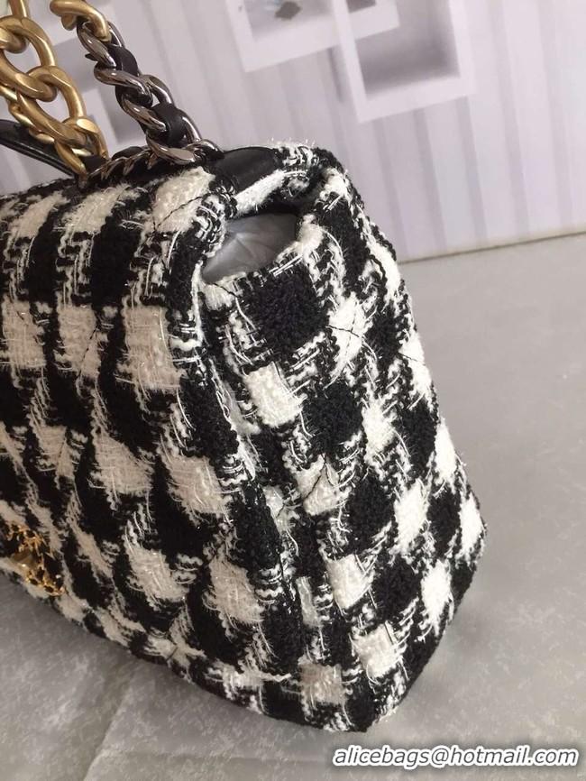 Particularly Recommended CHANEL 19 Flap Bag AS1162 black&white