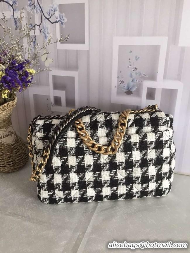 Particularly Recommended CHANEL 19 Flap Bag AS1162 black&white