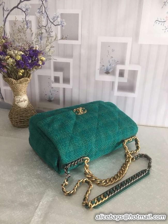 Buy Cheapest CHANEL 19 Flap Bag AS1162 green