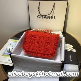 Modern Classic Cheap CHANEL 19 Flap Bag AS0974 red