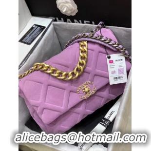 Good Taste Promotional CHANEL 19 Flap Bag AS1161 Lavender