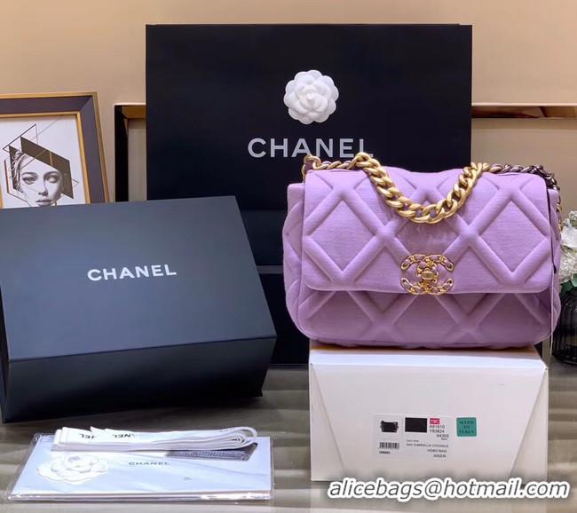 Good Taste Promotional CHANEL 19 Flap Bag AS1161 Lavender